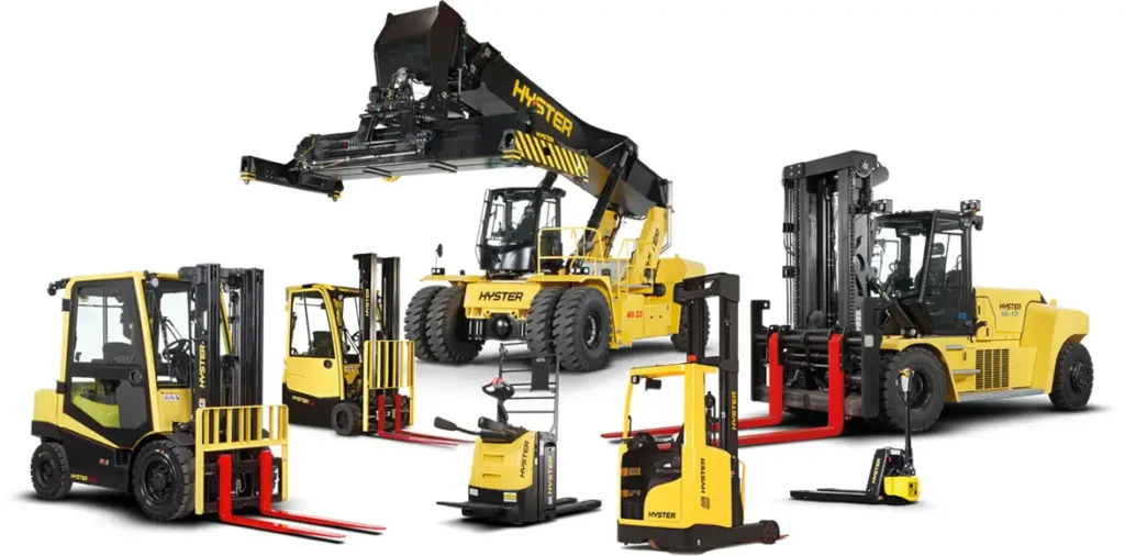 Stivuitor electric Hyster de vânzare pentru depozite, oferit de CEMPS România