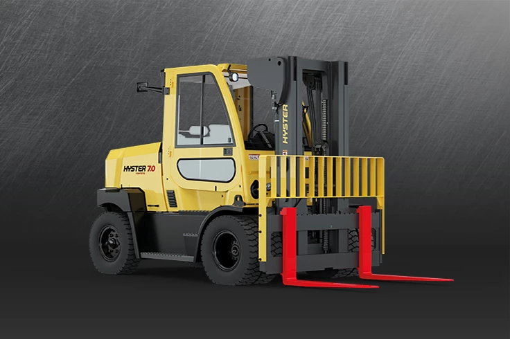 Motostivuitor diesel GPL Hyster H6.0-8.0FT 6000-8000 kg aplicatii intensive CEMPS SA Romania
