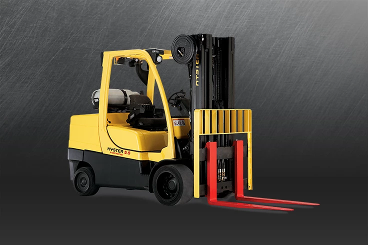 Motostivuitor GPL Hyster S4.0-5.5FT 4000-5500 kg anvelope pline pentru interior CEMPS SA Romania