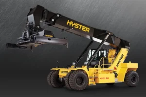Reach Stacker Hyster RS45 45000 kg motor Cummins QSL9 pentru porturi si terminale containere CEMPS SA Romania