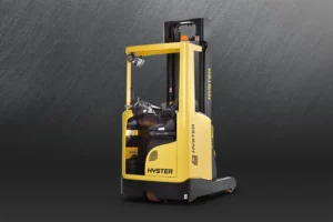 Reach truck Hyster R1.0-1.4E catarg rabatabil culoare inguste 1000-1400 kg 48V reachstruck CEMPS SA