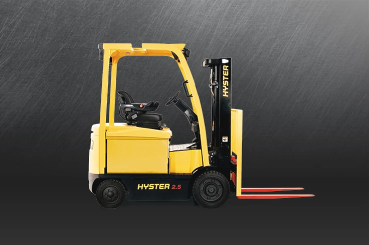 Stivuitor electric Hyster E2.2-3.5XN 4 roti anvelope solide 2200-3500 kg 80V motor AC CEMPS SA Romania