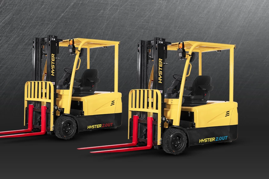Stivuitor electric Hyster J1.6-2.0UTT(L) 3 roti anvelope pneumatice 1600-2000 kg CEMPS SA Romania