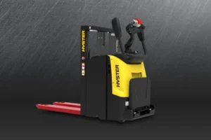 Transpalet electric cu catarg Hyster S2.0SD platforma dubla liza electrica 2000 kg 24V CEMPS SA