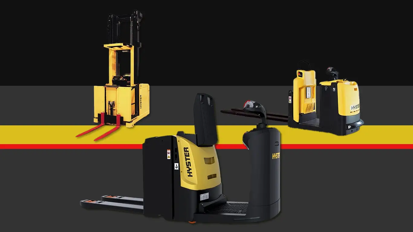Order picker Hyster pentru depozite - gama K1.0 vertical si LO orizontal, disponibila la CEMPS SA