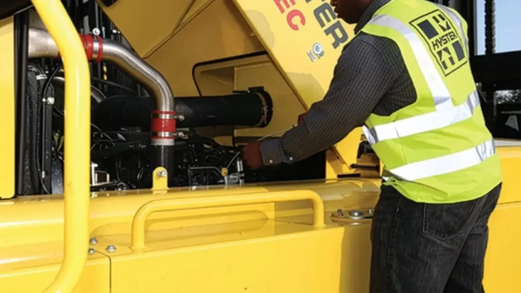 Mentenanta preventiva stivuitor electric Hyster - service autorizat CEMPS SA, 11 puncte nationale